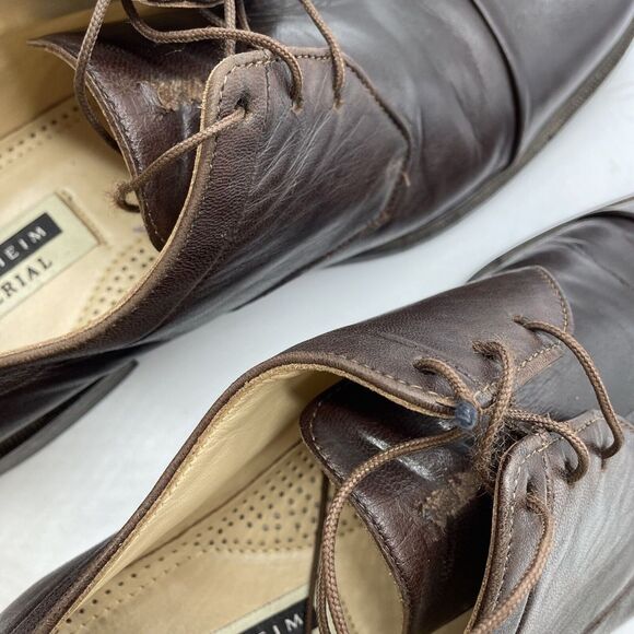 Florsheim Dark Brown Leather Oxfords - Picture 7 of 9